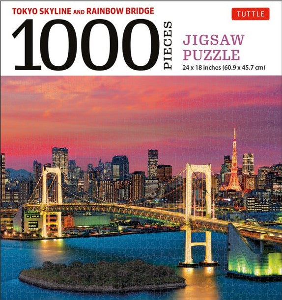 Tokyo Skyline/Rainbow Bridge Jigsaw Puzzle 1000 Pcs