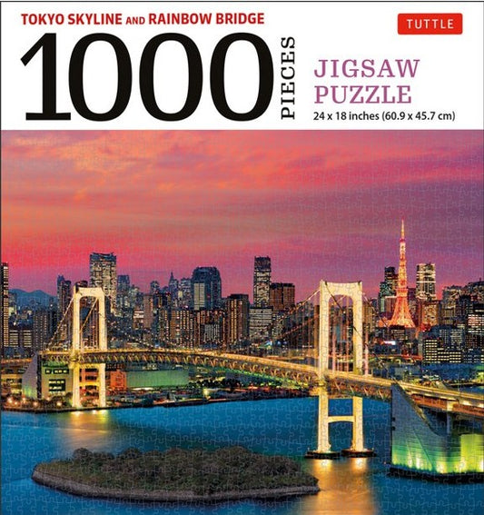 Tokyo Skyline/Rainbow Bridge   Jigsaw Puzzle   1000 Pcs