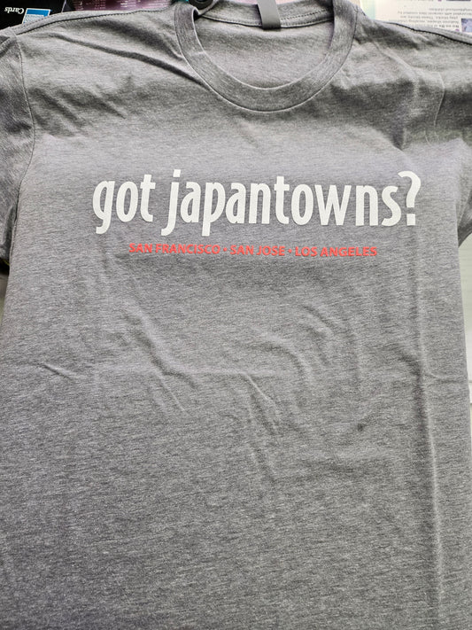 "Got Japantowns?" Adult Men's T-Shirt (Grey)