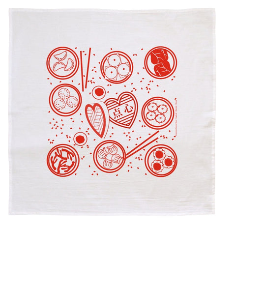 Dim Sum Flour Sack Dish Towel (1)